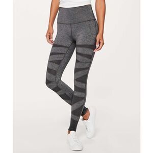 Lululemon Wunder Under Pant Hi Rise Special Edition Tech Mesh Sz 2